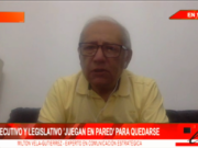 Milton Vela Gutierrez: Ejecutivo y Legislativo “juega en pared” para quedarse