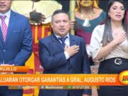 Trujillo: evaluarán otorgar garantías a Gral. Augusto Ríos
