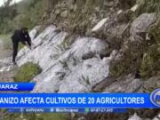 Áncash: granizo afecta cultivos de 20 agricultores