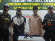 PNP intervine a dos sujetos con réplica de arma de fuego