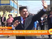 Trujillo: Juan Carranza pedirá más policías a Dina Boluarte