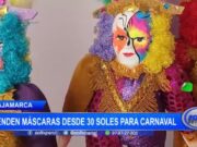 Cajamarca: venden máscaras desde 30 soles para carnaval