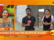 Trujillo: vivienda afectada por colapso de desagüe