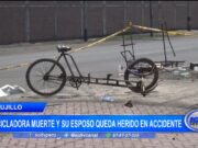 Trujillo: recicladora muerte y su esposo queda herido en accidente