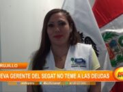 Trujillo: nueva gerente del SEGAT no teme a las deudas