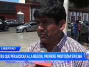 La Libertad: presidente de rondas campesinas prefiere protestar en Lima