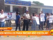 Chiclayo: padres de familia, estudiantes y profesores piden módulos para iniciar año escolar