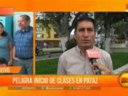 Peligra inicio de clases en Pataz