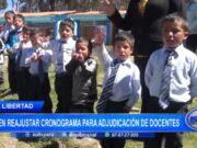 La Libertad: dirigentes piden reajustar cronograma para adjudicación de docentes