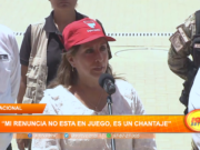 Dina Boluarte: “mi renuncia no está en juego, es un chantaje”