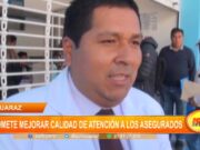 Huaraz: Williams Domínguez promete mejorar calidad de atención a los asegurados