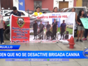 Trujillo: piden que no se desactive brigada canina