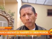 Huaraz: renuncia subgerente de transporte de comuna provincial