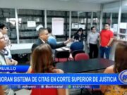 Trujillo: mejoran sistema de citas en Corte Superior de Justicia