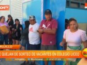 Trujillo: se quejan de sorteo de vacantes en Colegio Liceo