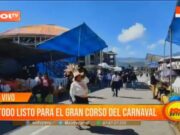 Todo listo para el gran corso del carnaval