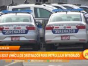 Trujillo: sin SOAT vehículos destinados para patrullaje integrado