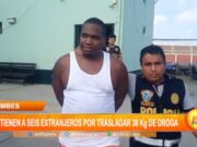 Tumbes: detienen a seis extranjeros por trasladar 30 kg de droga