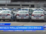 Trujillo: se restablece patrullaje integrado con 22 vehículos