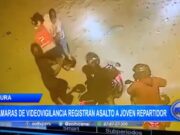Piura: cámaras de videovigilancia registran asalto a joven repartidor