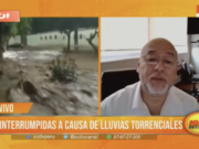 Vías interrumpidas a causa de lluvias torrenciales