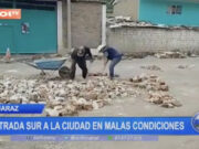 Huaraz: entrada sur a la ciudad en malas condiciones