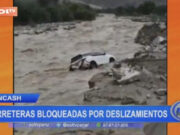 Áncash: carreteras bloqueadas por deslizamientos