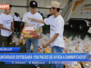 Trujillo: voluntariado entregará 1 500 packs de ayuda a damnificados