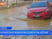 Tumbes: pide intervención de presidenta para los más de 4 mil afectados