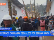 La Libertad: peregrinos caminarán descalzos por Semana Santa
