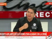 Urge adelanto de elecciones para acabar con la crisis