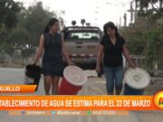Trujillo: restablecimiento de agua se estima para el 22 de marzo