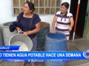 Trujillo: no tienen agua potable hace una semana