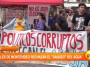 EFE: calles de Montevideo rechazan “saqueo” del agua