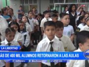 Trujillo: más de 400 mil alumnos retornaron a las aulas