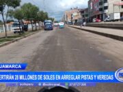 Cajamarca: invertirán 28 millones de soles en arreglar pistas y veredas