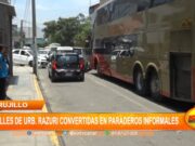 Trujillo: calles de urb. Razuri convertidas en paraderos informales