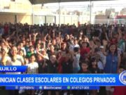Trujillo: se inician clases escolares en colegios privados
