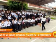 Trujillo: más de mil niños iniciaron clases en La Esperanza