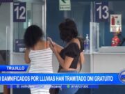 Trujillo: 200 damnificados por lluvias han tramitado DNI gratuito