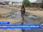 Trujillo: tres semanas de pesadilla por colapso de alcantarillado