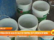 Trujillo: distribución de agua se sale de control en Florencia de Mora