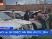 Cajamarca: invocan a empresarios para reparar patrulleros