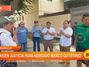 Trujillo: colegas exigen justicia para abogado Marco Gutiérrez