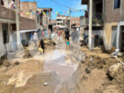Trujillo: calles de Wichanzao sumergidas en lodo por huaicos