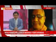 Riesgo persiste por lluvias de moderada y fuerte intensidad