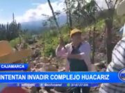 Cajamarca: pobladores intentan invadir complejo Huacariz