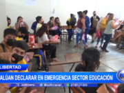 La Libertad: evalúan declarar en emergencia sector educación