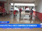 La Libertad: lluvias afectan a cinco compañías de bomberos