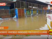 La Libertad: viviendas inundadas por fuertes lluvias